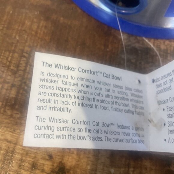 Ruffin' It 19010 Whisker Comfort Feeding Cat Bowl, Stainless Steel - Picture 5 of 8